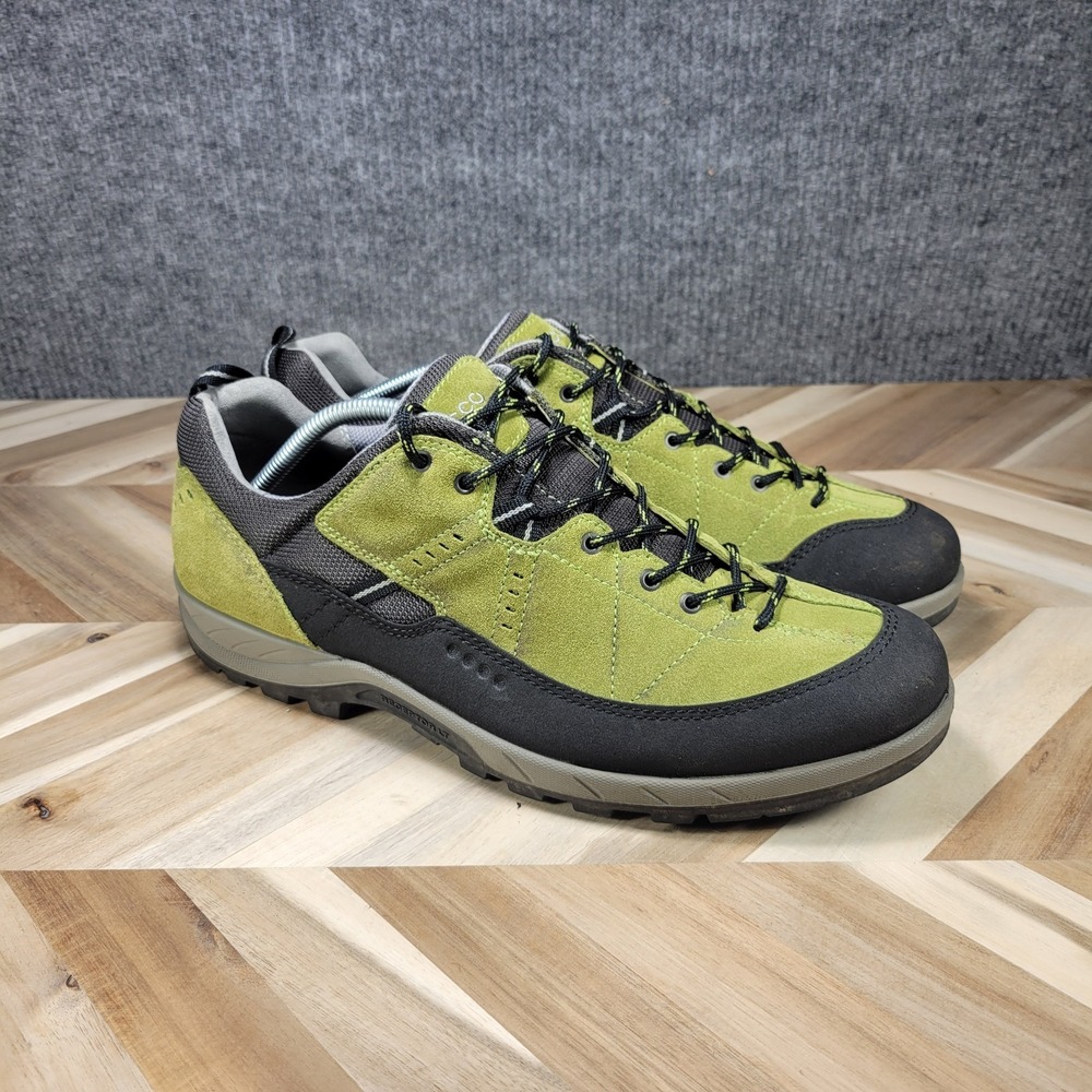 Ecco Sneakers Mens SZ EU 46 US 12-12.5 Lime Green Yura Hiking Outdoor Shoes